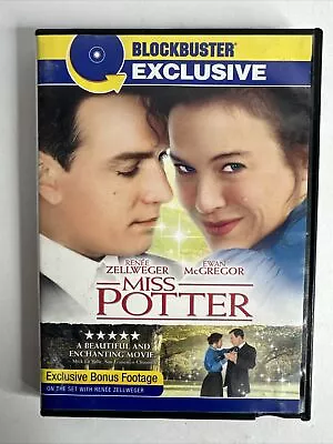 Miss Potter Blockbuster Exclusive DVD 2006 Renee Zellweger Ewan McGregor Movie • $9.95