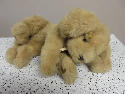 1985 Gund Dog Plush Muttsy  Floppy Tan Brown Puppy Suede Paws Stuffed Large EUC • $37.99