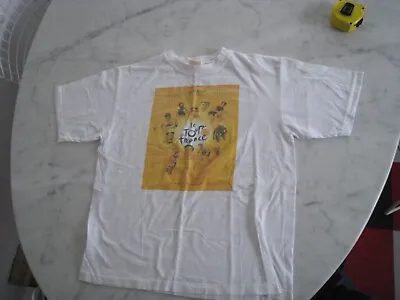 Vintage 2003 Tour De France Promotional T Shirt Size S Bicycle Racing • $11.99