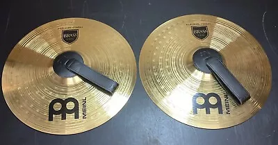 Meinl Brass Marching Medium Cymbal Pair 14”. With Straps. Could Use As High Hats • $79.95