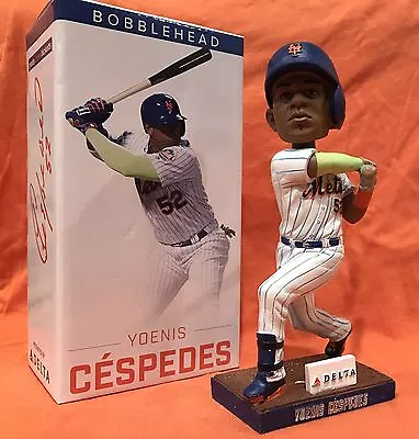 Yoenis Cespedes SGA 2017 New York Mets Bobblehead Statue Figurine NIB 8/19/2017 • $39.99