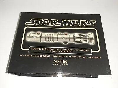 Master Replicas DARTH MAUL Star Wars Battle Damaged Mini Lightsaber SW-308  • $196.59
