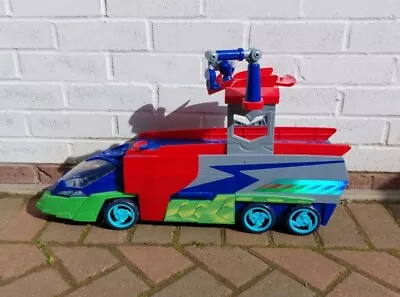 PJ Masks Seeker Truck Playset With Lights & Sounds Lorry Toy Mask Red Blue • £22.99