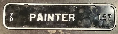 $59.99 • Buy 1970 Painter, VIRGINIA Eastern Shore, VA LICENSE PLATE TOPPER TAG CAR TRUCK