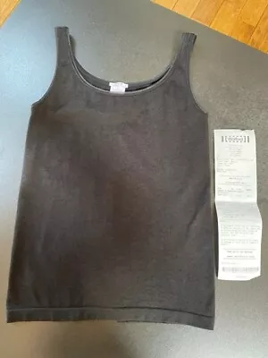£9.99 • Buy Wolford Jamaika Tank Top Vest Black Small Uk 10 12 £120 Receipt Tracy Anderson