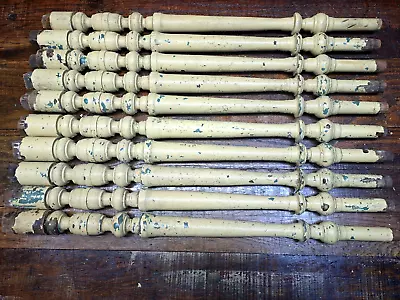 10 Vintage Victorian Farmhouse Turned Wood Staircase Spindles C1900 Balusters • $39.95