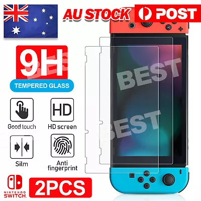 2X For Nintendo Switch Tempered Glass Screen Protector Film For Nintendo Switch • $4.85