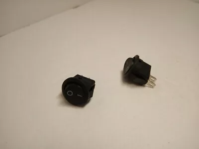 2x Pack KCD11 16mm Round Rocker Power Switch Boat 2 Pin 3A 250V AC On Off Lot IO • $12.87