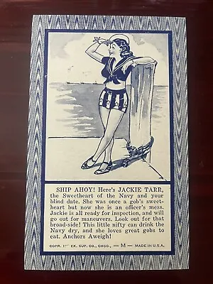 1941 Blind Date Fortune Teller Arcade Machine Prize Card ~ Jackie Tarr • $7.95