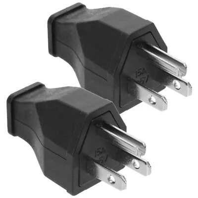 2pcs 15A Extension Cord Plug Replacement 3 Prong Plug Replacement • $7.46