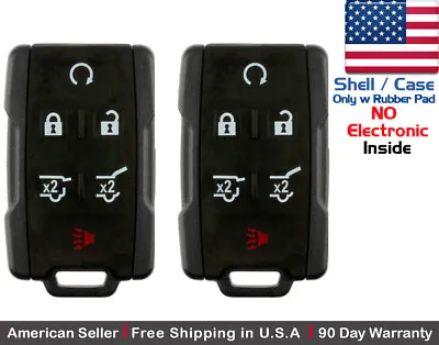 2 New Replacement Keyless Key Fob Remote For Chevy GMC GM 13577766 Shell Only • $15.95