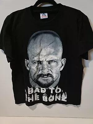 Stone Cold Steve Austin Bad To The Bonz Tee Youth Small • $50