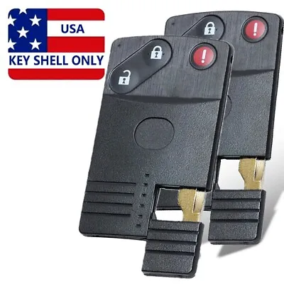 2 For Mazda 5 6 CX-7 CX-9 RX8 Miata Smart Card Remote Key Shell Case Fob 3Button • $17.99