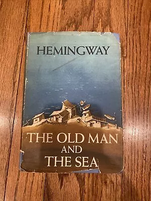 The Old Man And The Sea By Ernest Hemingway 1952  HC/DJ Charles Scribner's  Sons • $10