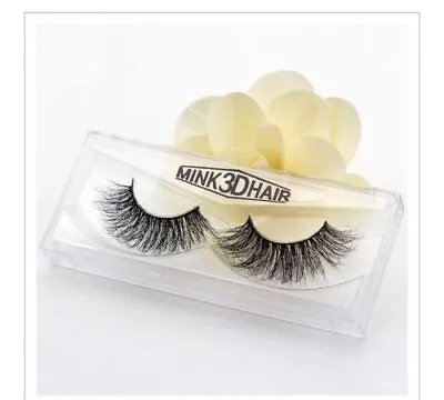 3D Mink Eyelashes Pairs Natural False Long Thick Handmade Lashes Makeup UK  • £2.49