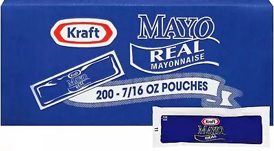Kraft Mayo Real Mayonnaise (0.44 Oz. Packets 200 Ct.) • $19.60