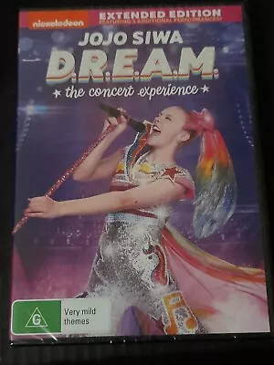 JoJo Siwa DREAM The Concert Experience DVD Region 4 NEW+SEALED • $11.24