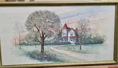 D. Morgan 1991 Artist Print  Hand Signed 1991 I Count My Blessings 31  X 18  • $315