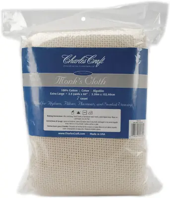 Charles Craft Charles Craft Monk'S Cloth Aida 7 Count 60 X2 Natural • $61.37