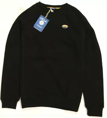 New UCLA Mens Crew Neck Sweater Sweatshirt Jumper Pullover Jersey Top Black K45 • £13.59