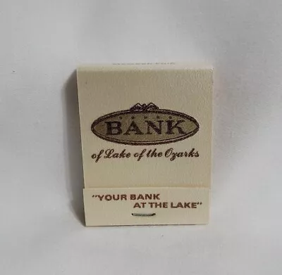 Vintage Lake Of The Ozarks Bank Matchbook Missouri Financial Advertising Matches • $12.99