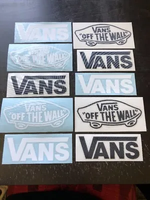 Vans Shoes Skateboarding Stickers Decals Pack Of 10 Off The Wall Skateboard • $9