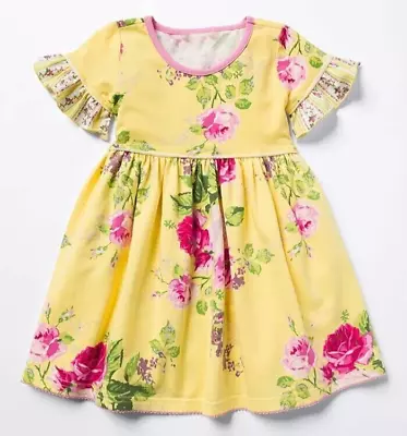 NWT Matilda Jane Enchanted Garden Enchanted Floral Print Dress Girl's Size 2 • $22.99