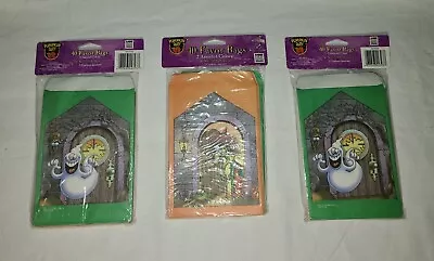 Lot Of 3 Vintage Halloween Paper Trick Or Treat Candy Favor Bags (40 Per Pack) • $16