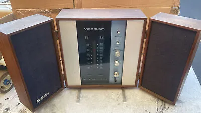 Viscount AM FM MPX Radio Stereo Multiplex Tuner-amplifier Model 1750 Vintage • $95