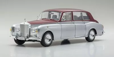 1/18 Rolls Royce Phantom VI EWB 1968 Silver Red Diecast Model By Kyosho 08905SR • $413.89