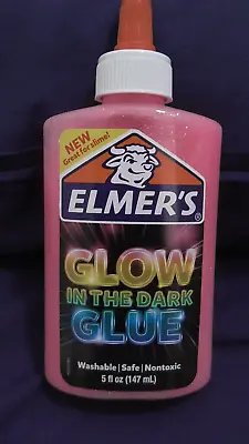 $18 • Buy Elmers Glow In The Dark Glue 147mL - Pink Free Post
