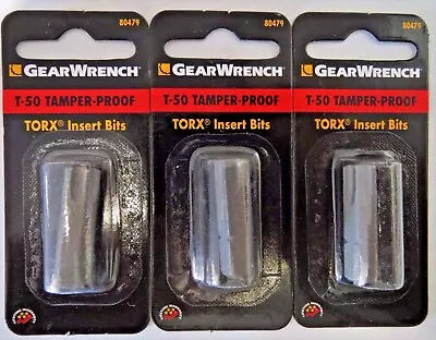 Gearwrench 80479 Tamper Proof Torx Bits T50 3PCS • $3.90