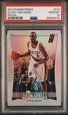 PSA 10 2012 Panini Prizm Elliot Williams Silver Prizm #274 • $795