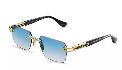 Dita META-EVO ONE DT DTS147 A-03 Yellow Gold/Artic Sky Swirl Metal Sunglasses • $118.98