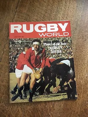 RUGBY WORLD MAGAZINE JULY 1975 - Bill Beaumont Mervyn Davies Tour Of Australia • £7.50