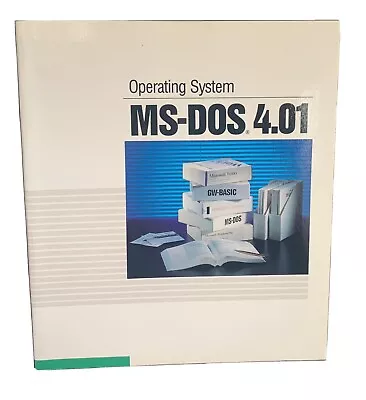 MS-DOS 4.01 Operating System User Guide Great Condition • £25