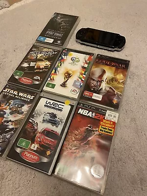 Sony PSP 2000 Console(Not Tested) + 7 Games • $52.56