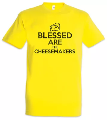 Blessed Are The Cheesemakers T-Shirt Monty Fun Life Of Python Brian Logo • £21.59