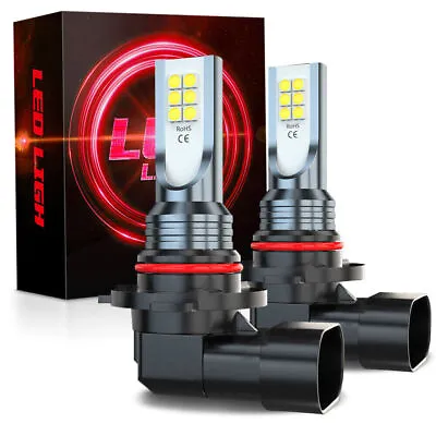 HB4/9006 LED Fog Light Bulbs Driving Lamp Cool White 6000K High Power Lamp • $16.90