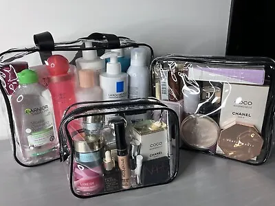 Clear Toiletry Cosmetic Transparent Travel Bag Gift FREE POSTAGE!!! Uk Seller!!! • £3.99