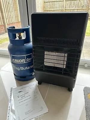£13.50 • Buy Superser GTI Mini Gold Portable LPG Gas Heater Fire & Calor Bottle PICKUP DURHAM
