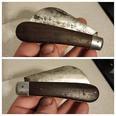 $7 • Buy Vintage Sabre Japan #45 Hawkbill Folding Pruning Knife Carbon Steel *USER GRADE*