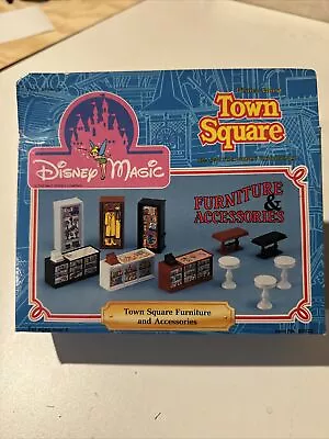 Disney Magic Town Square Furniture & Accessories New Vintage 1988 Collectible • $10