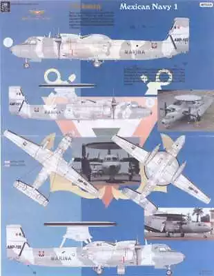Aztec Decals 1/72 MEXICAN NAVY 1942-2003 Mexican Navy Aircraft • $13.99