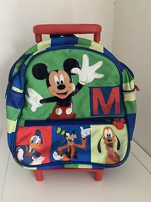 Disney Store Mickey Mouse Donald Goofy Pluto Infant Trolley Bag • £5.99