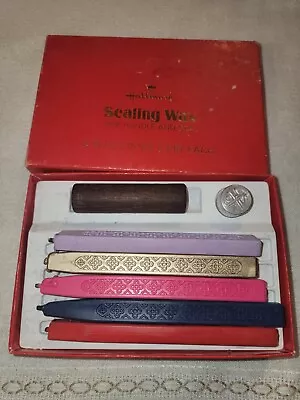 Vintage 1970's Hallmark Sealing Wax Kit -  Love   Seal Made In The USA • $34.99