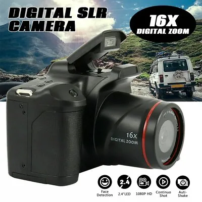 $37.71 • Buy 1080P HD Camcorder Digital Video Camera  LCD 16X Zoom Vlogging Camera Anti-Shake