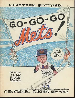 1966 New York Mets Official Baseball Yearbook • $60