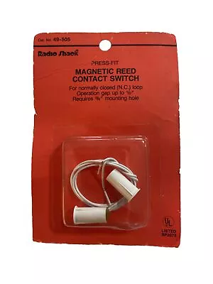 (1) Magnetic Reed Contact Switch - NC Loop Press Fit Window Door Contact Sensor • $7.99