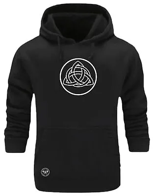 Triquetra Hoodie Vikings Clothing Valhalla Norse Pagan Warrior Thor Odin Top • £20.99